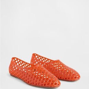 GAP Jelly Ballet Flats- Size 9, Tomato Sauce Red